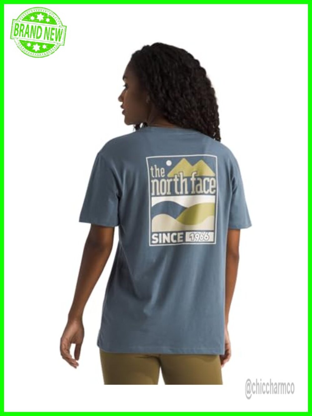 Women's Exploring Since '66 Relaxed Short Sleeve Tee Cotton Graphic T-Shirt